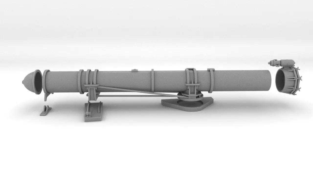 1/20 USN PT Boat 109 Torpedo Tube Port Kit - distefan 3d print