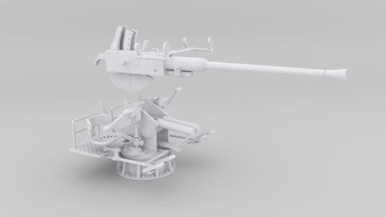 1/20 USN Single 40mm Bofors - distefan 3d print
