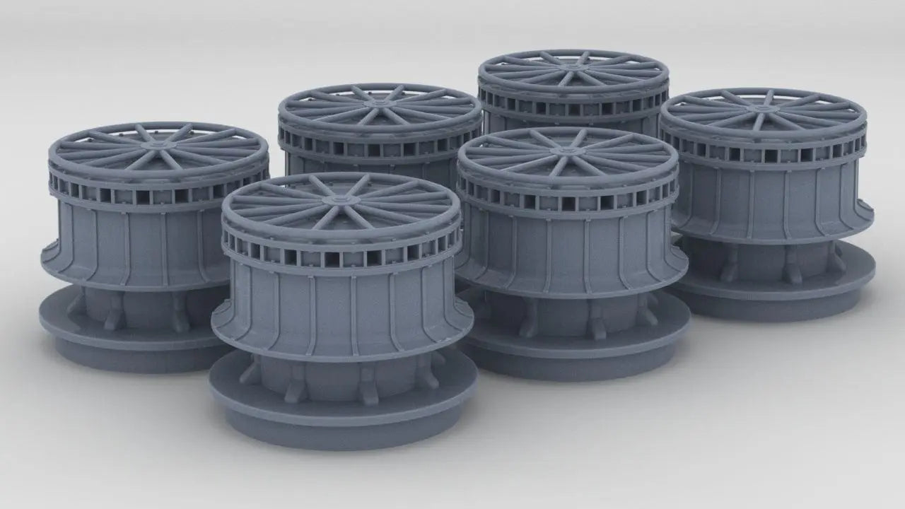 1/200 DKM Capstan Set (6pcs) - distefan 3d print