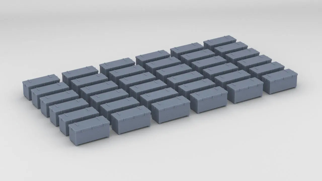 1/200 DKM Graf Zeppelin Ammo Box Set (30pcs) - distefan 3d print