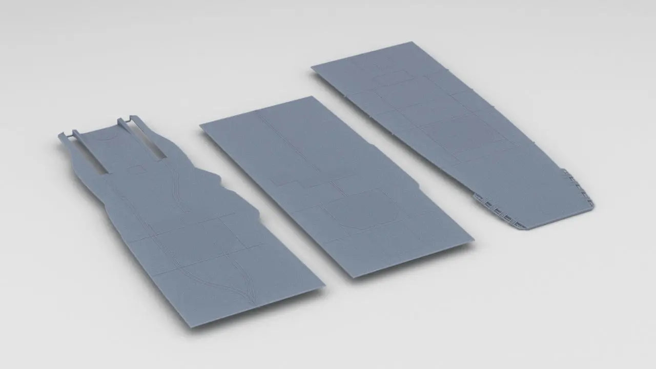 1/200 DKM Graf Zeppelin Flight Deck Set (3pcs) - distefan 3d print