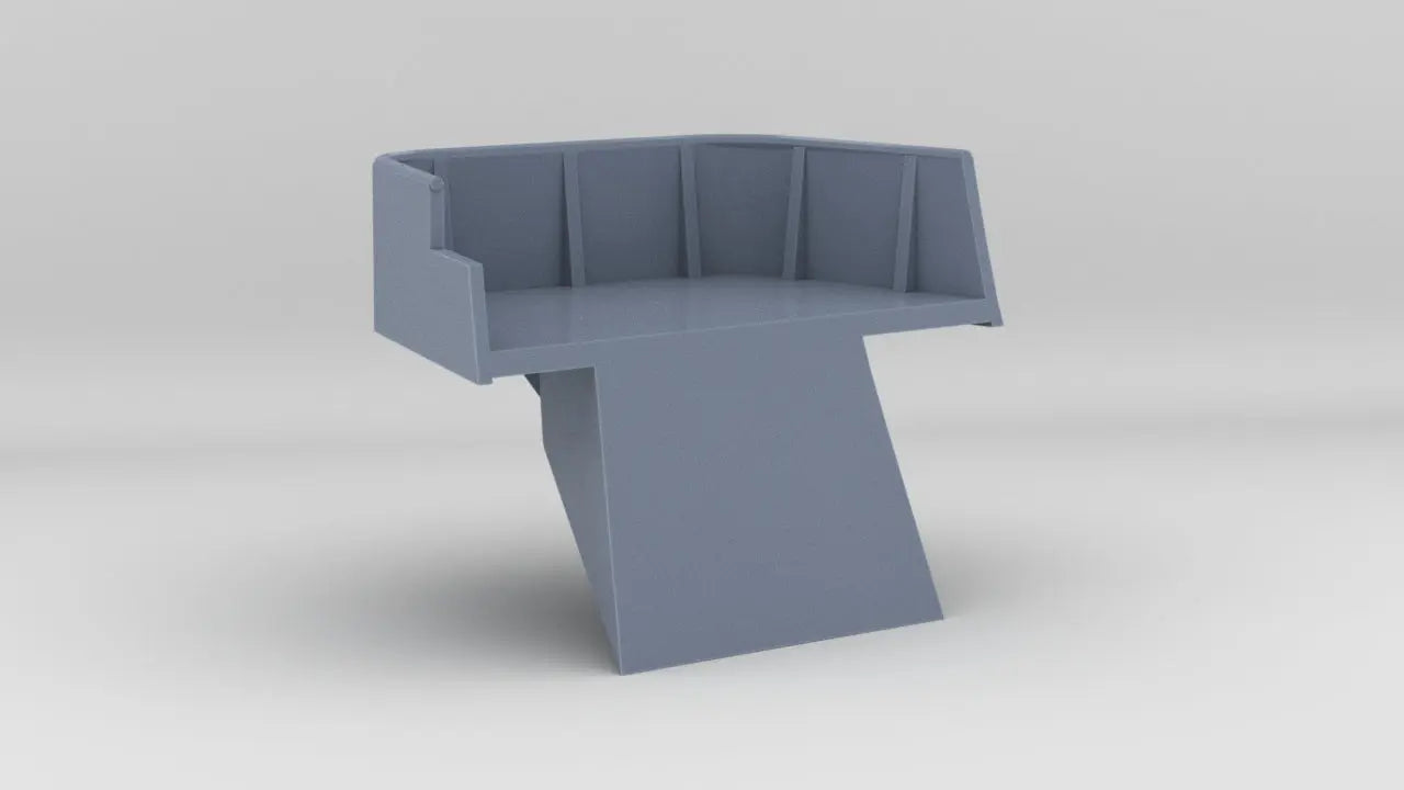 1/200 DKM Graf Zeppelin Port Hull Gun Tub 1 - distefan 3d print