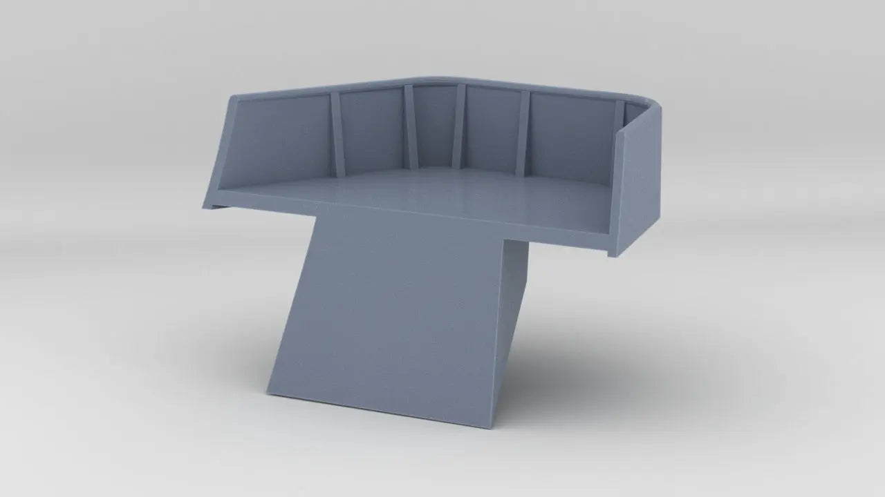 1/200 DKM Graf Zeppelin Port Hull Gun Tub 2 - distefan 3d print