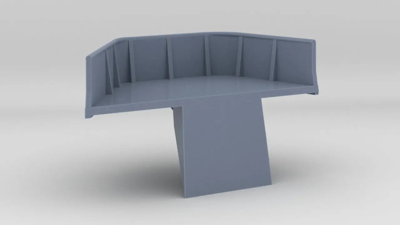 1/200 DKM Graf Zeppelin Port Hull Gun Tub 4 - distefan 3d print