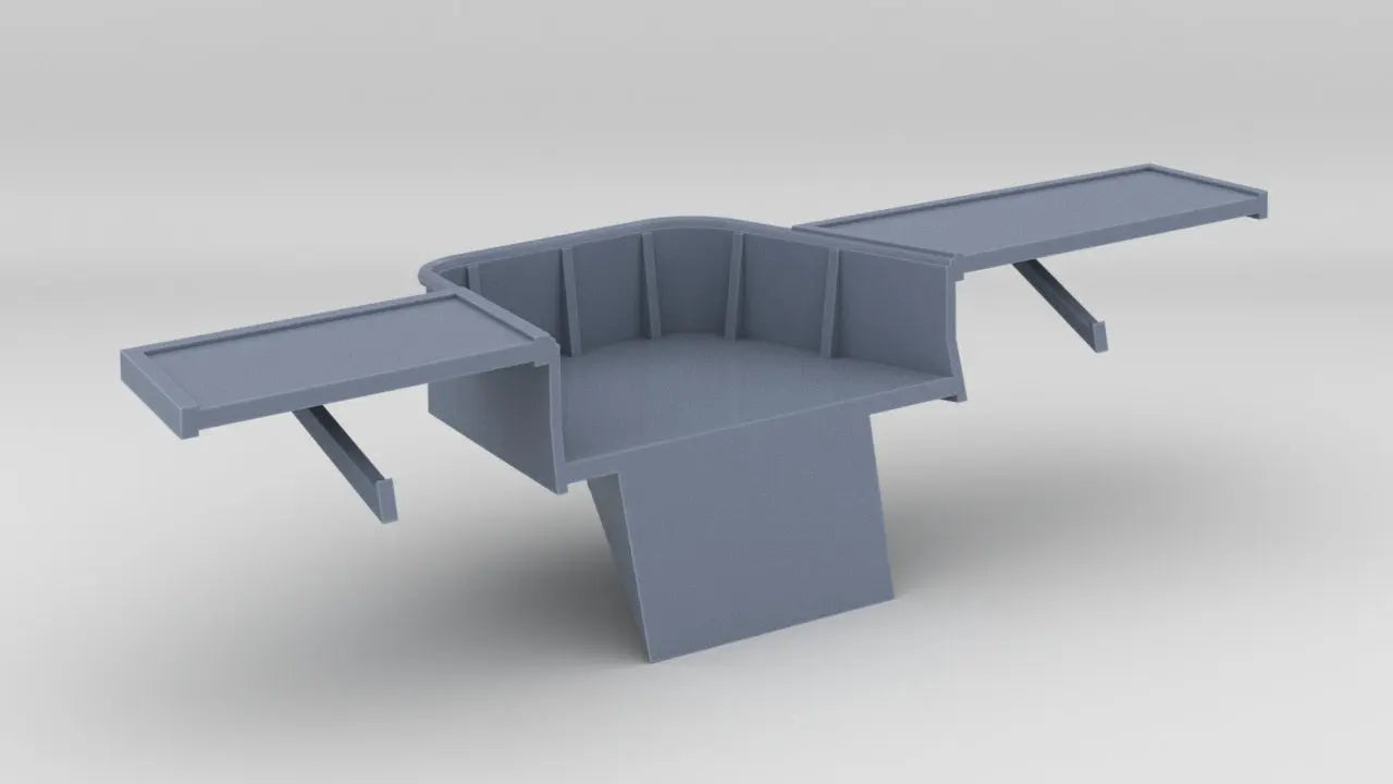 1/200 DKM Graf Zeppelin Port Hull Gun Tub 8 - distefan 3d print