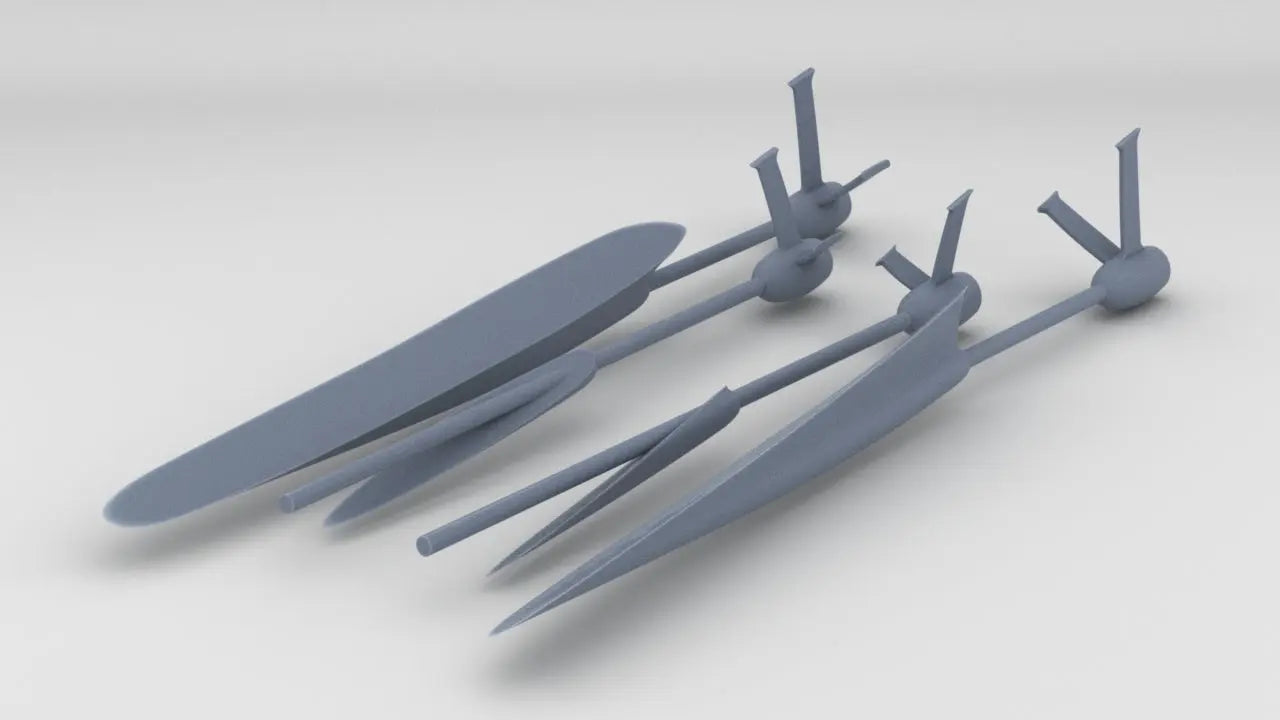 1/200 DKM Graf Zeppelin Shaft Set (4pcs) - distefan 3d print