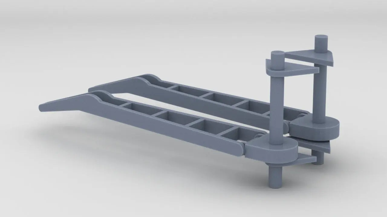 1/200 DKM H-39 Aft Crane Set (2pcs) - distefan 3d print