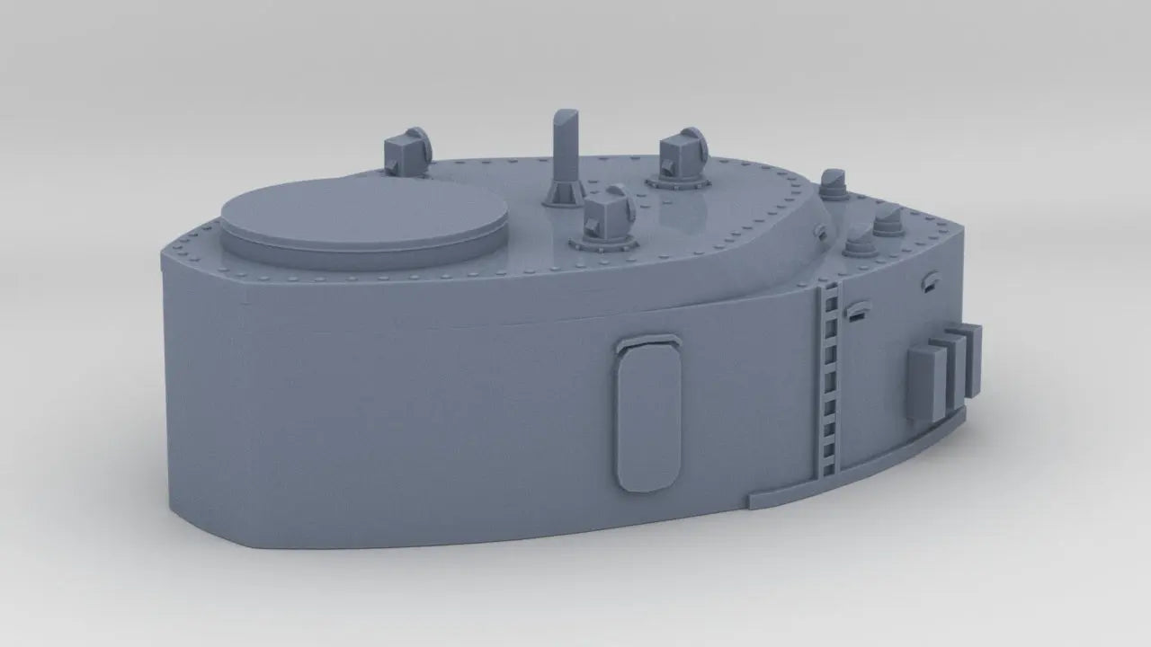 1/200 DKM H-39 Forward Deck 5 Fire Control Post - distefan 3d print