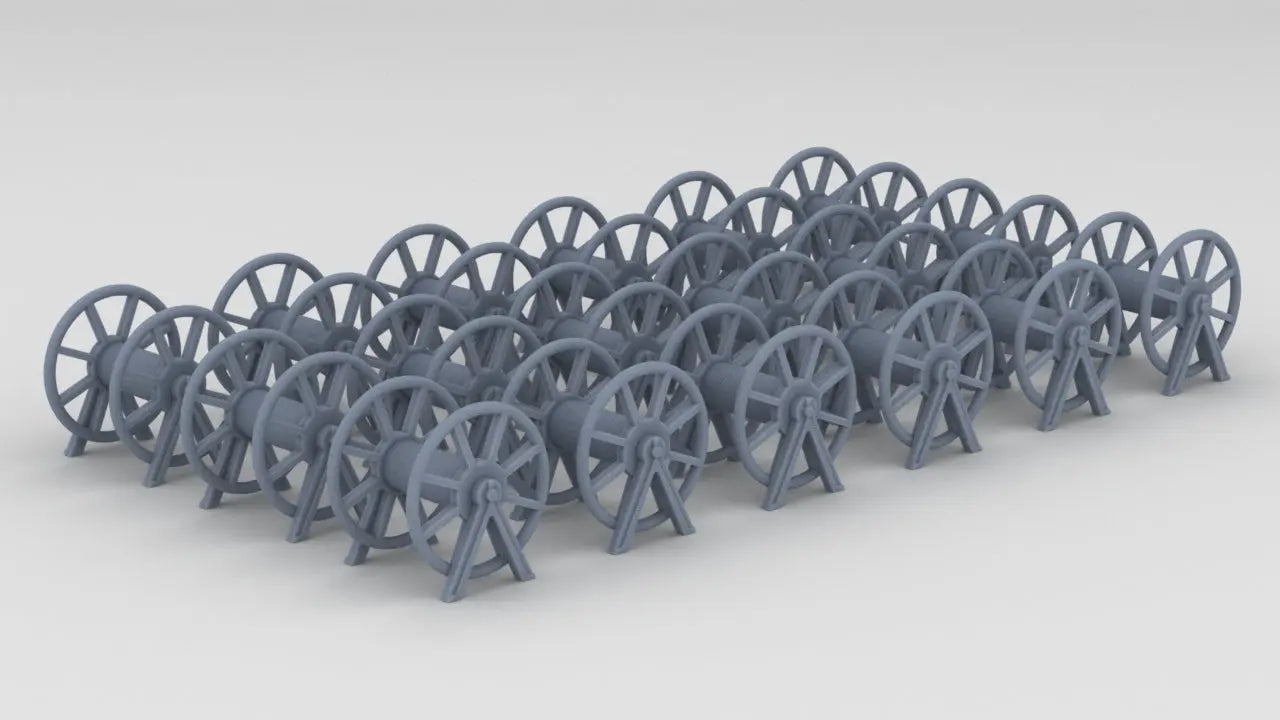 1/200 DKM Rope Reels (Small) Set (18pcs) Resin3Dinteractive