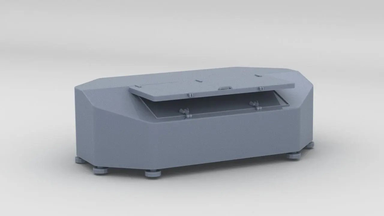 1/200 DKM Stern Deck Hatch v6 - distefan 3d print