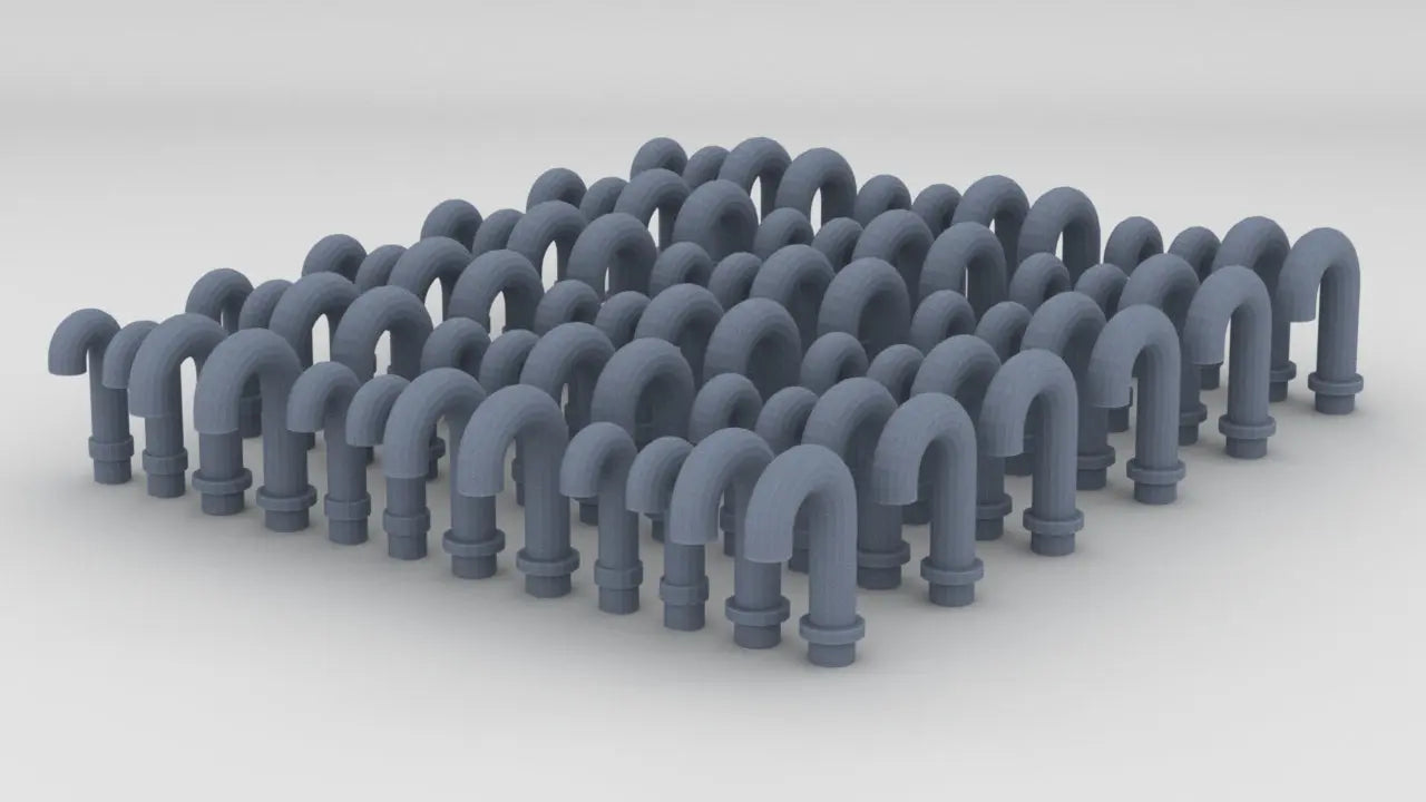 1/200 DKM Vent Tubes Set (72pcs) Resin3Dinteractive