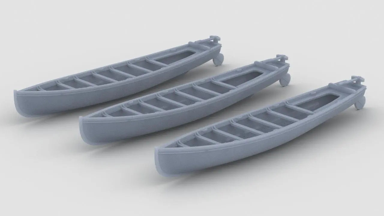 1/200 HMS Barham 30ft Gig Set 3pcs - distefan 3d print