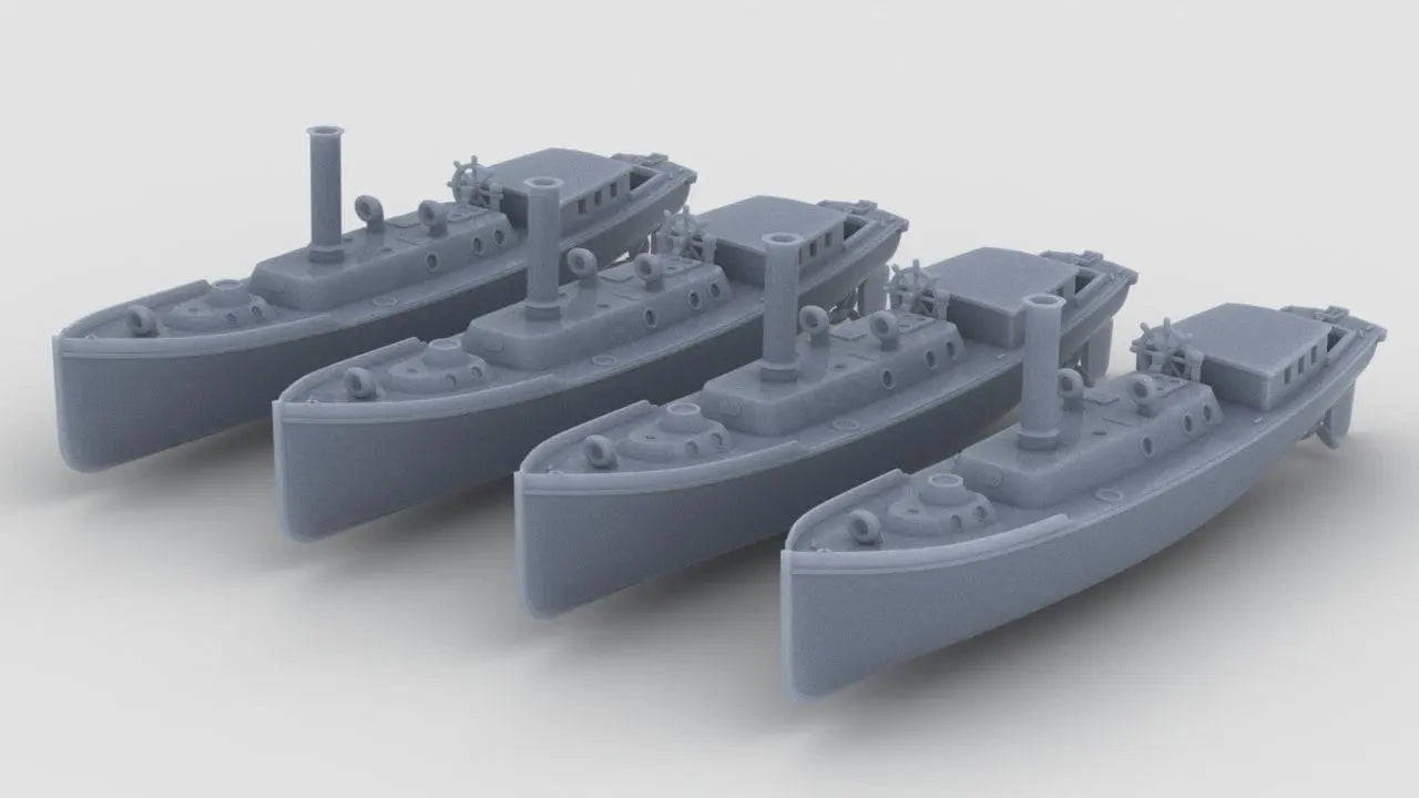 1/200 HMS Barham 50ft Pinnace Set (4pcs) - distefan 3d print