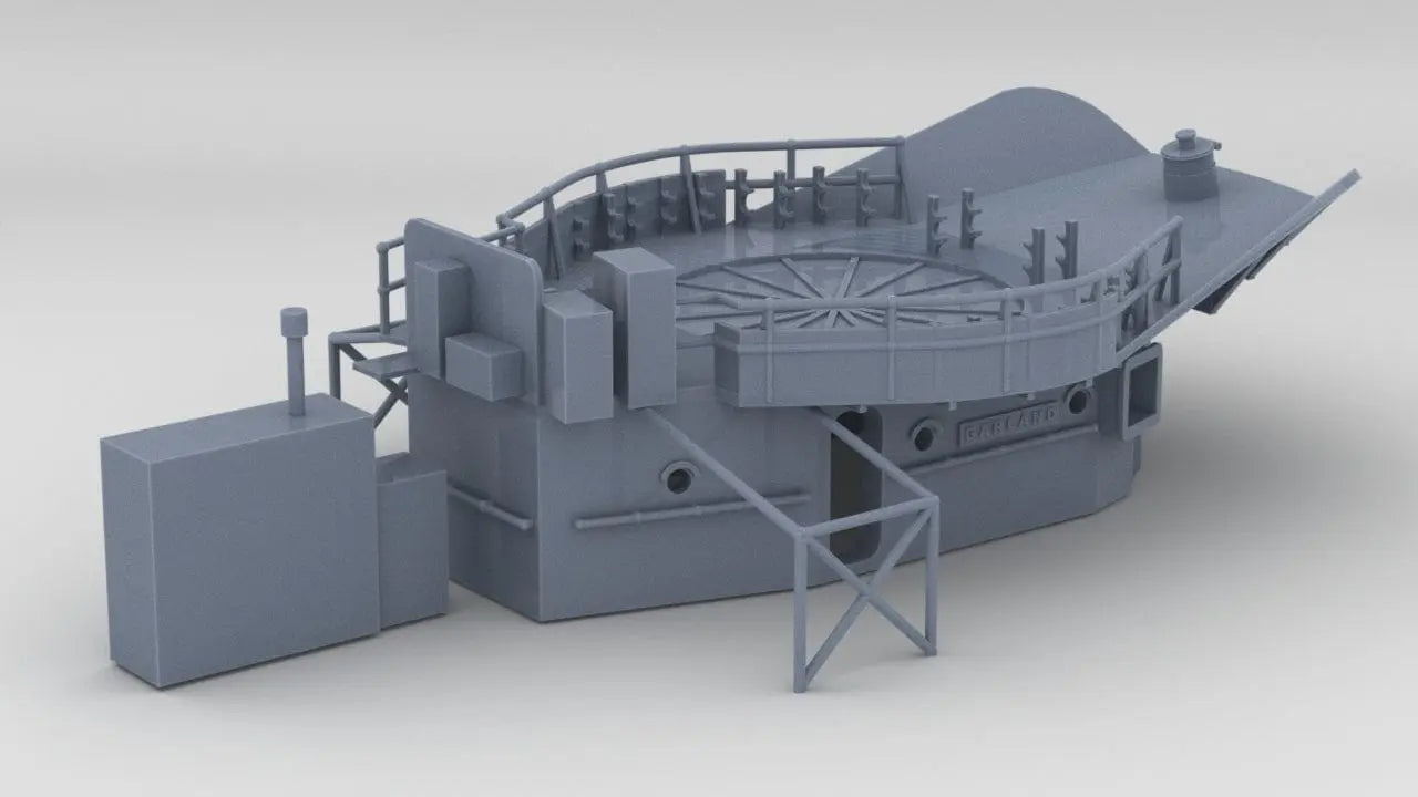 1/200 HMS Garland 120mm Platform Resin3Dinteractive
