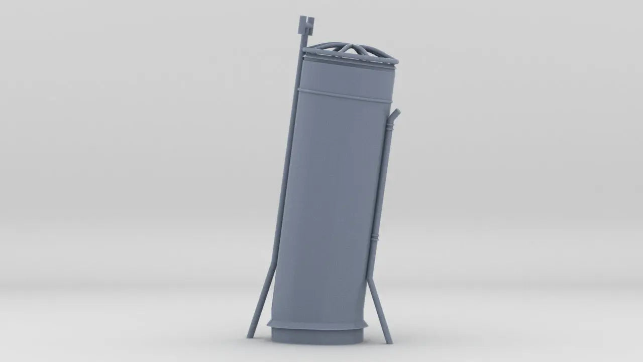 1/200 HMS Garland Funnel 1 Resin3Dinteractive