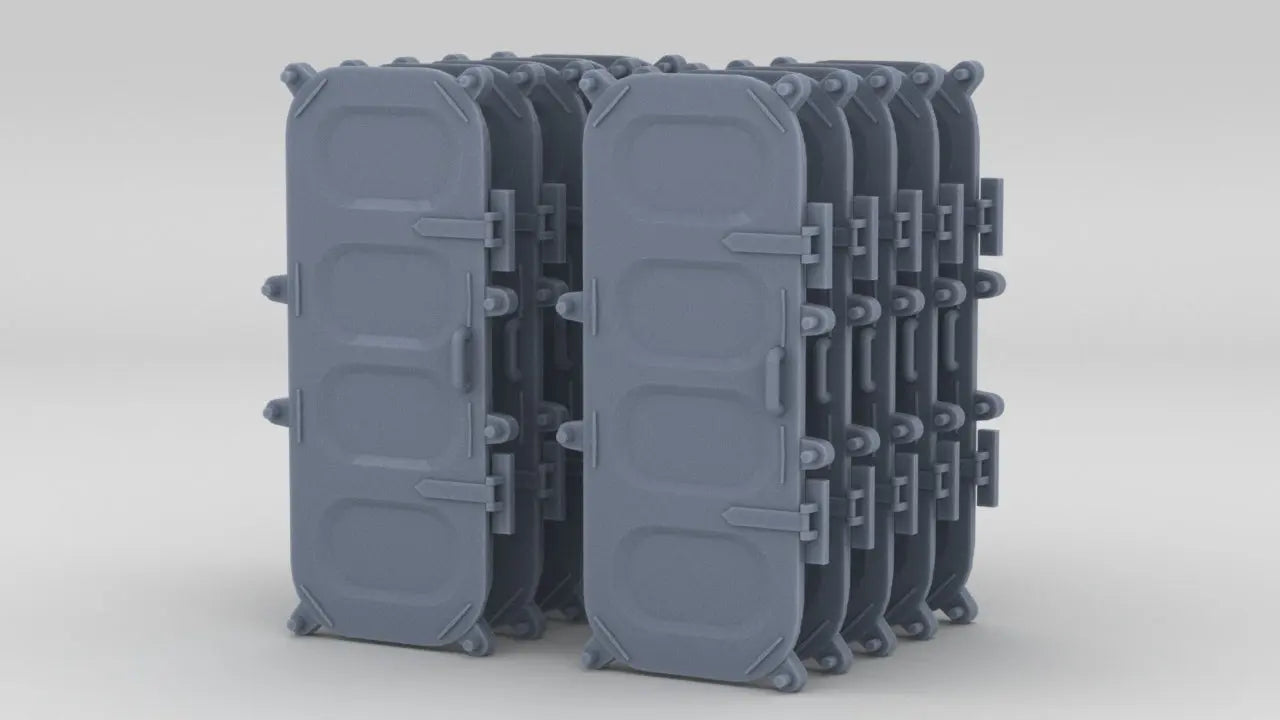 1/200 HMS Garland Superstructure Doors Set (10pcs) Resin3Dinteractive