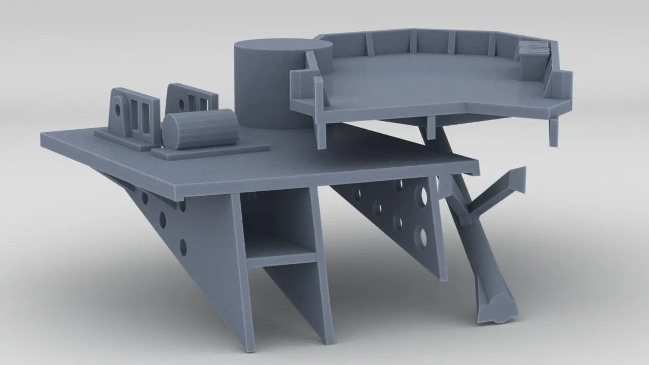 1/200 IJN Shinano Port Forward Tub 1 - distefan 3d print