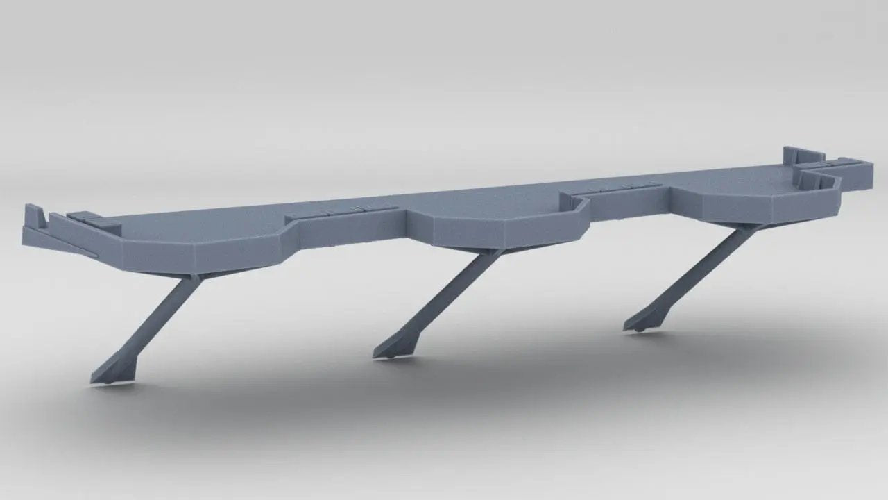 1/200 IJN Shinano Port Forward Tub 2 - distefan 3d print