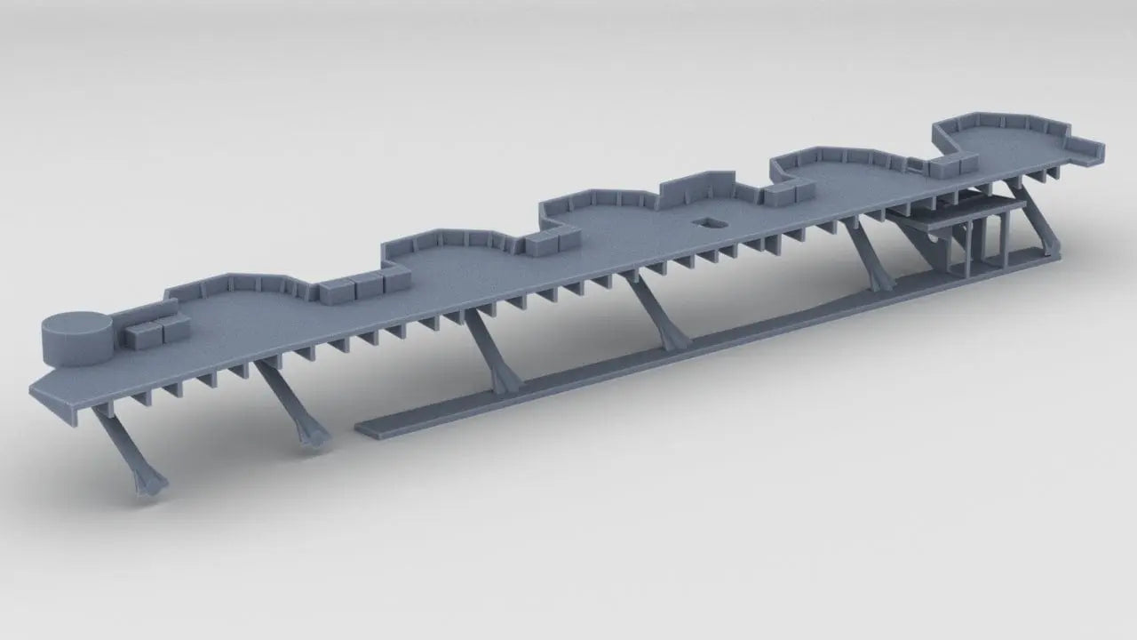 1/200 IJN Shinano Starboard Aft Tubs 1 - distefan 3d print