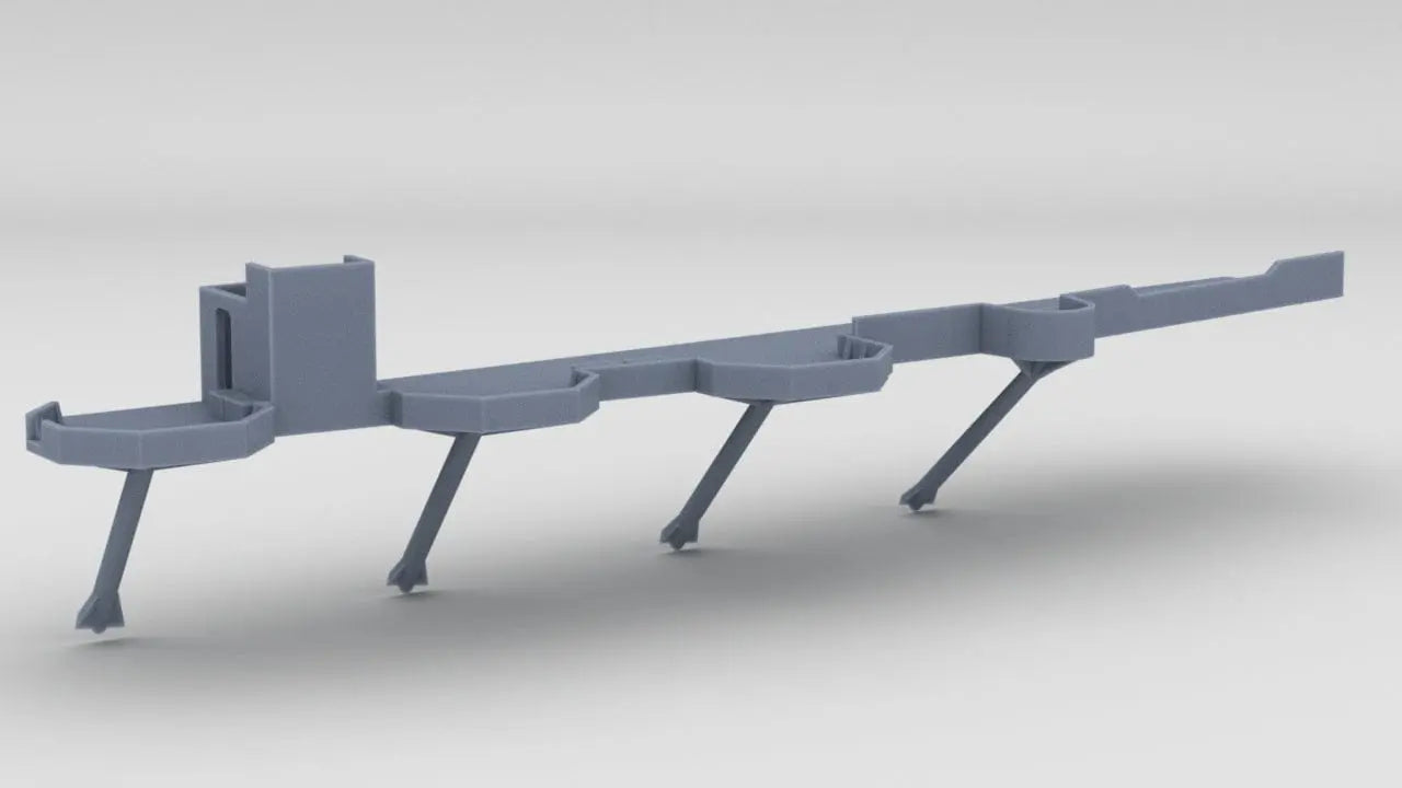 1/200 IJN Shinano Starboard Forward Tubs 2 - distefan 3d print