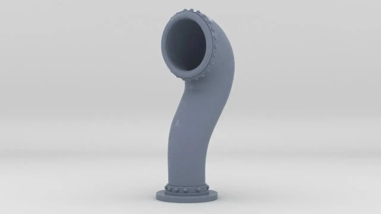 1/200 IJN Yamato Aft Ventilation - distefan 3d print