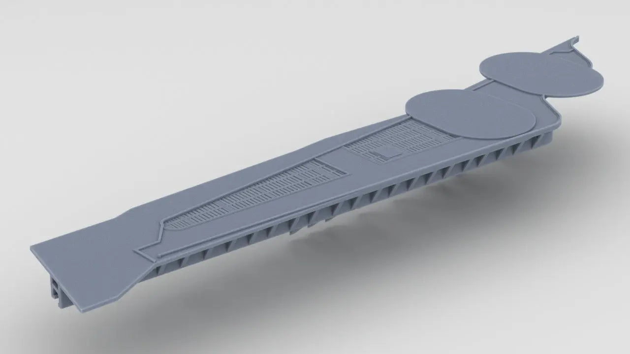 1/200 IJN Yamato Crane Deck Stays Port Resin3Dinteractive