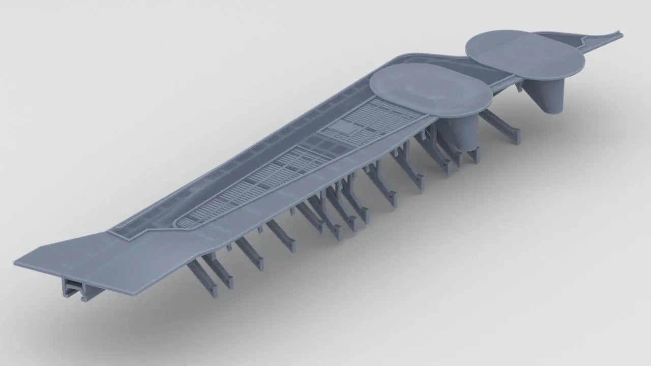 1/200 IJN Yamato Crane Deck Stays Starboard Resin3Dinteractive