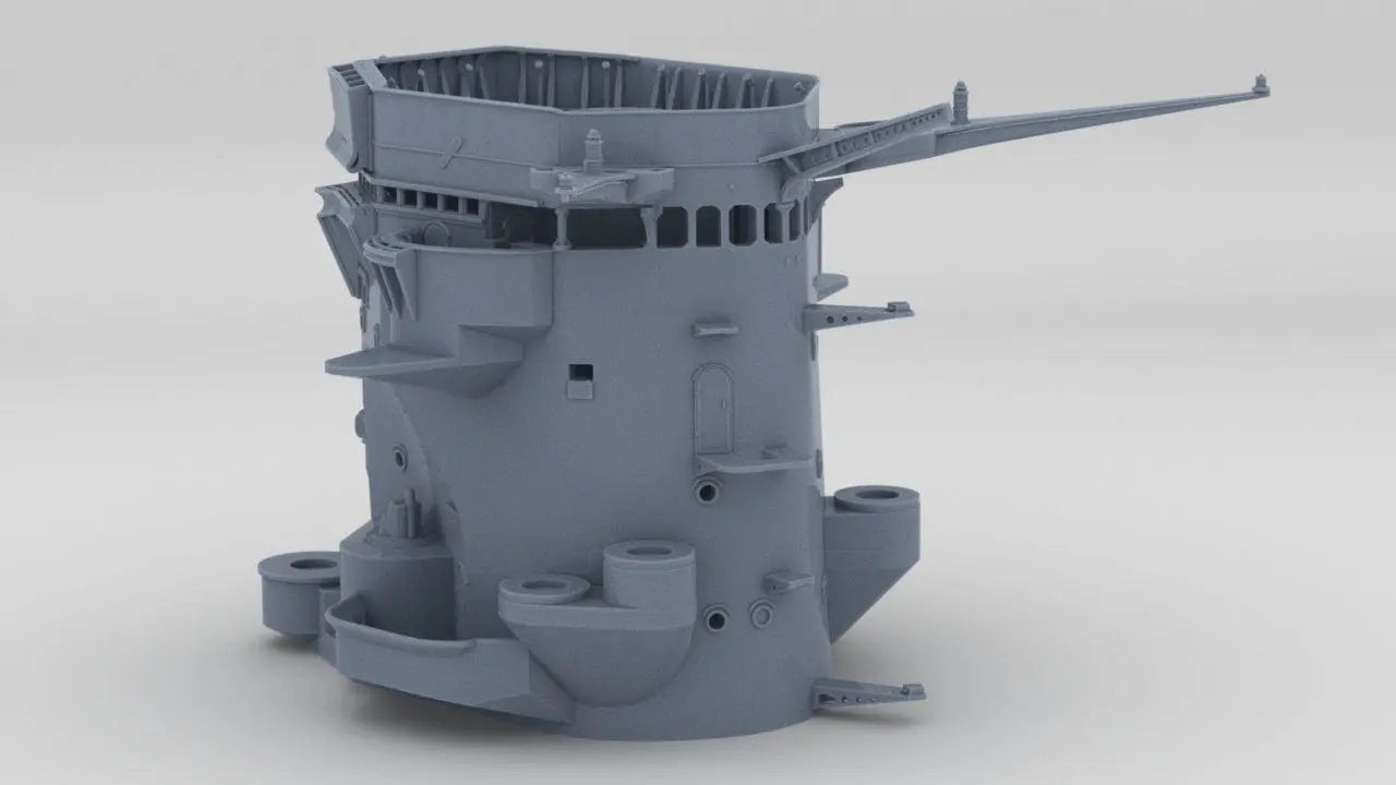 1/200 IJN Yamato Forward Deck 4 Resin3Dinteractive