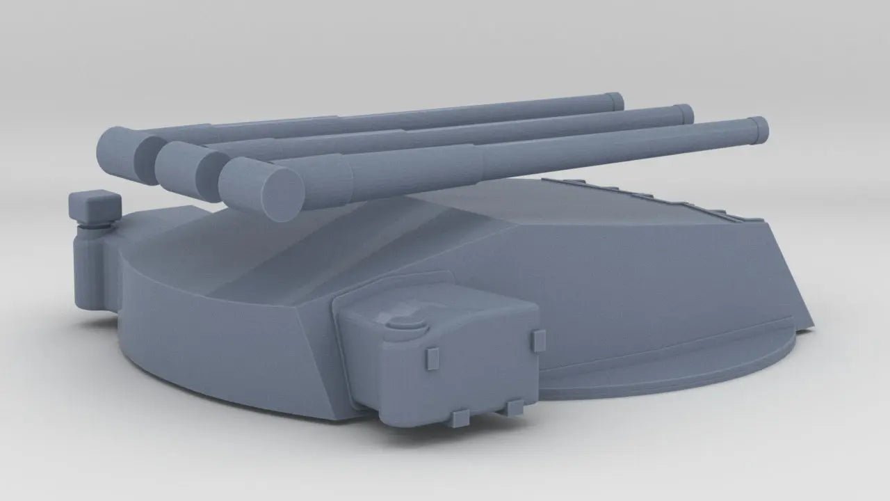 1/200 Roma 381mm/50 Triple Turret A Set - distefan 3d print