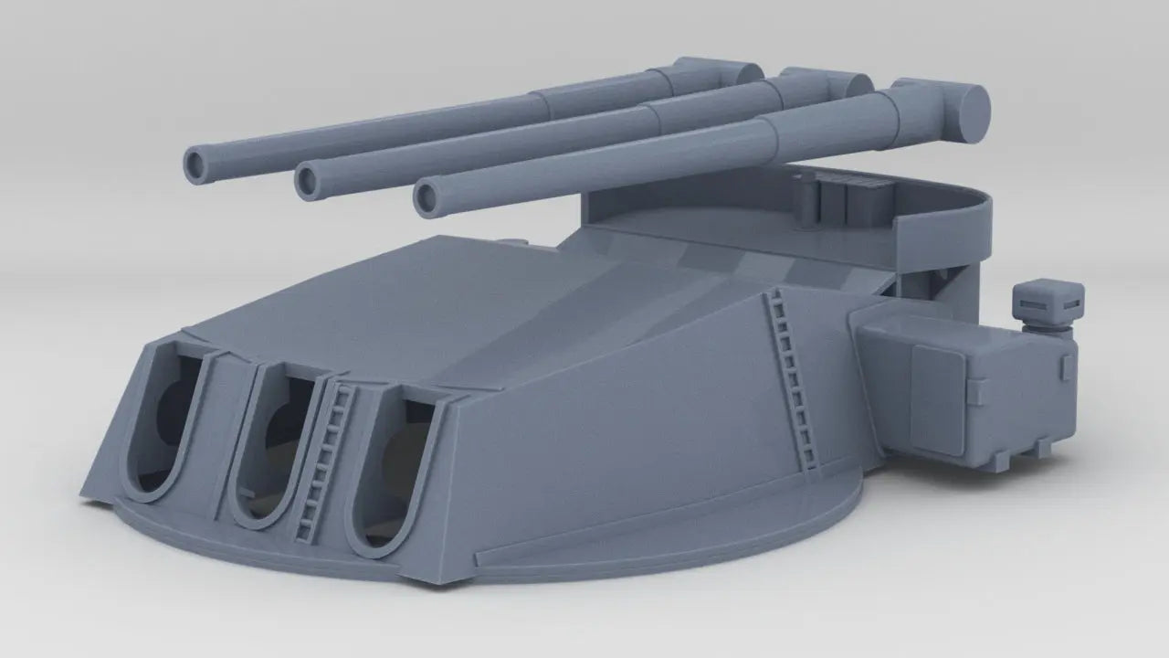 1/200 Roma 381mm/50 Triple Turret X Set - distefan 3d print