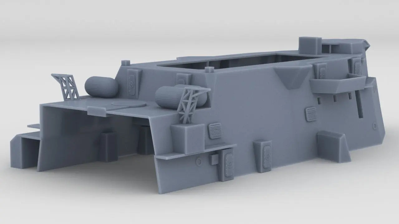 1/200 Russian Kirov Aft Structure Deck 1-2-3 Protosoon