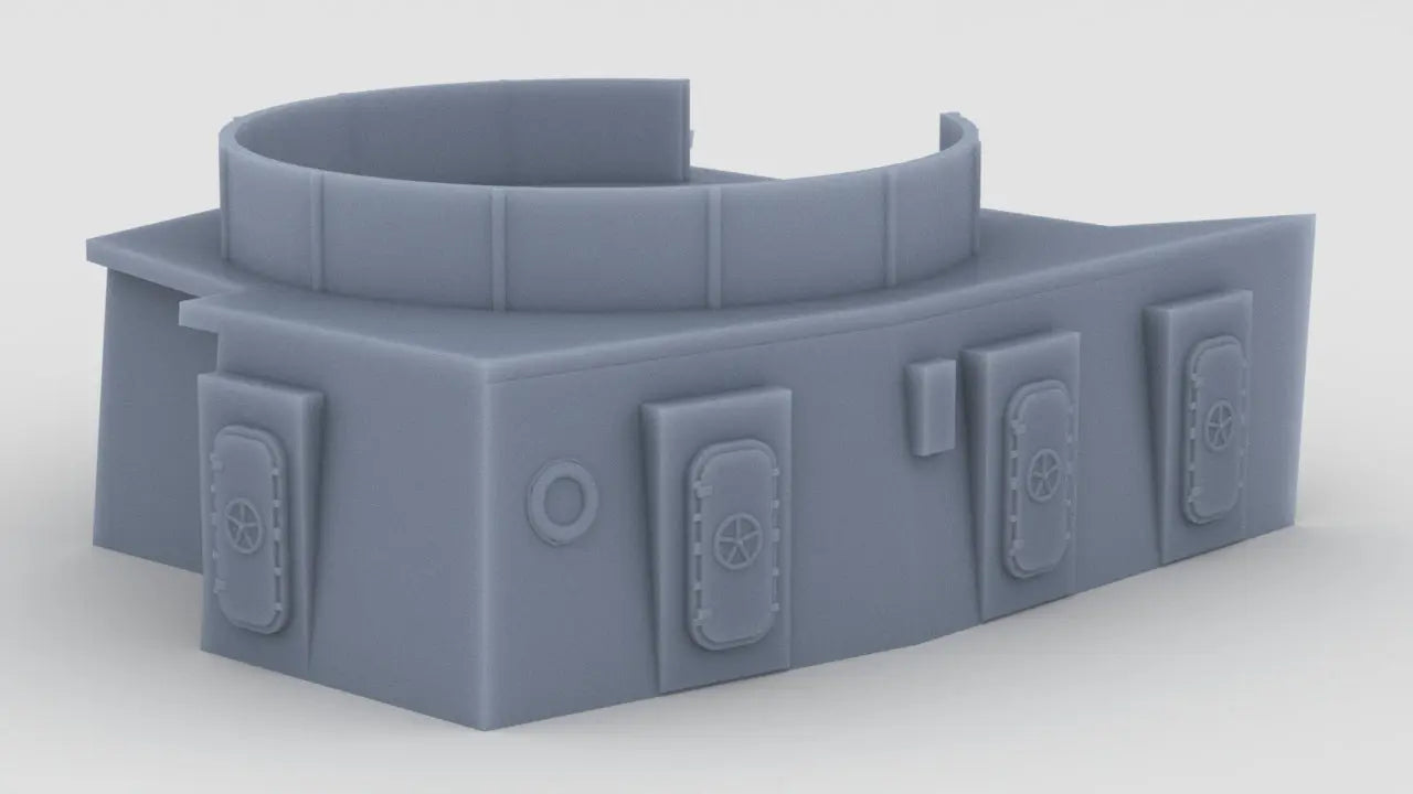 1/200 Russian Kirov Aft Structure Deck 1 Housing Protosoon