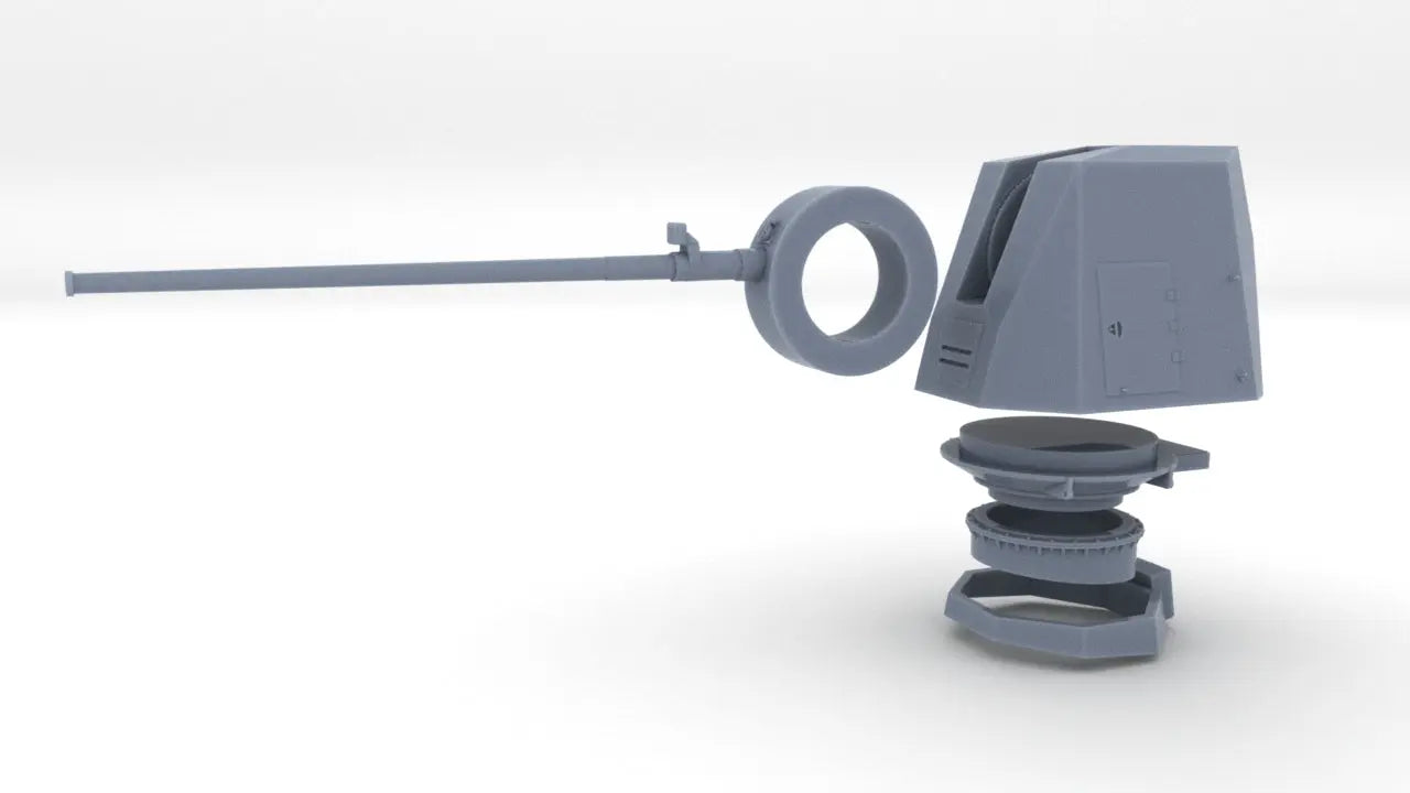 1/200 USN 5"/62 (12.7 cm) Mark 45 Mod 4 Kit Resin3Dinteractive