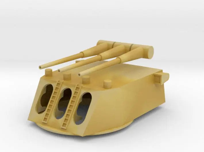 1/200 USS Baltimore triple 8 in /55 cal turret - distefan 3d print