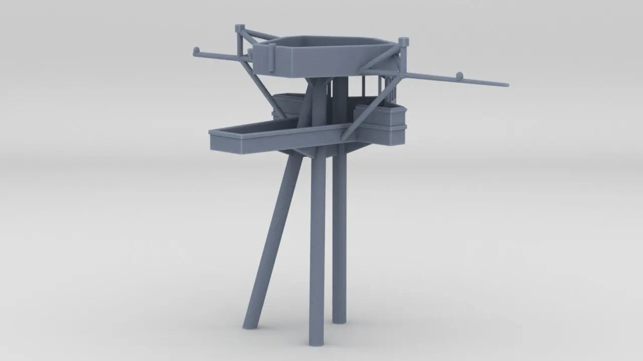 1/200 USS Enterprise (CV-6) Forward Island Platform Resin3Dinteractive