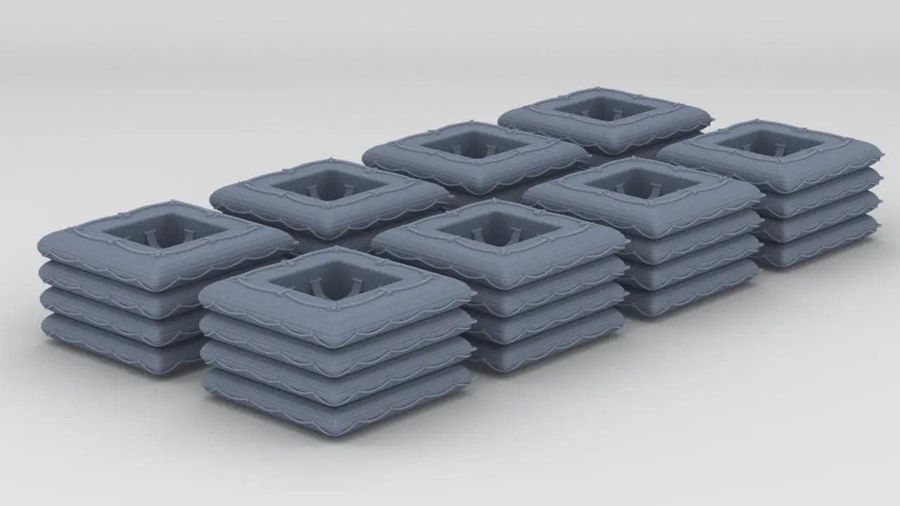 1/200 DKM Life Rafts Set (8pcs) - distefan 3d print