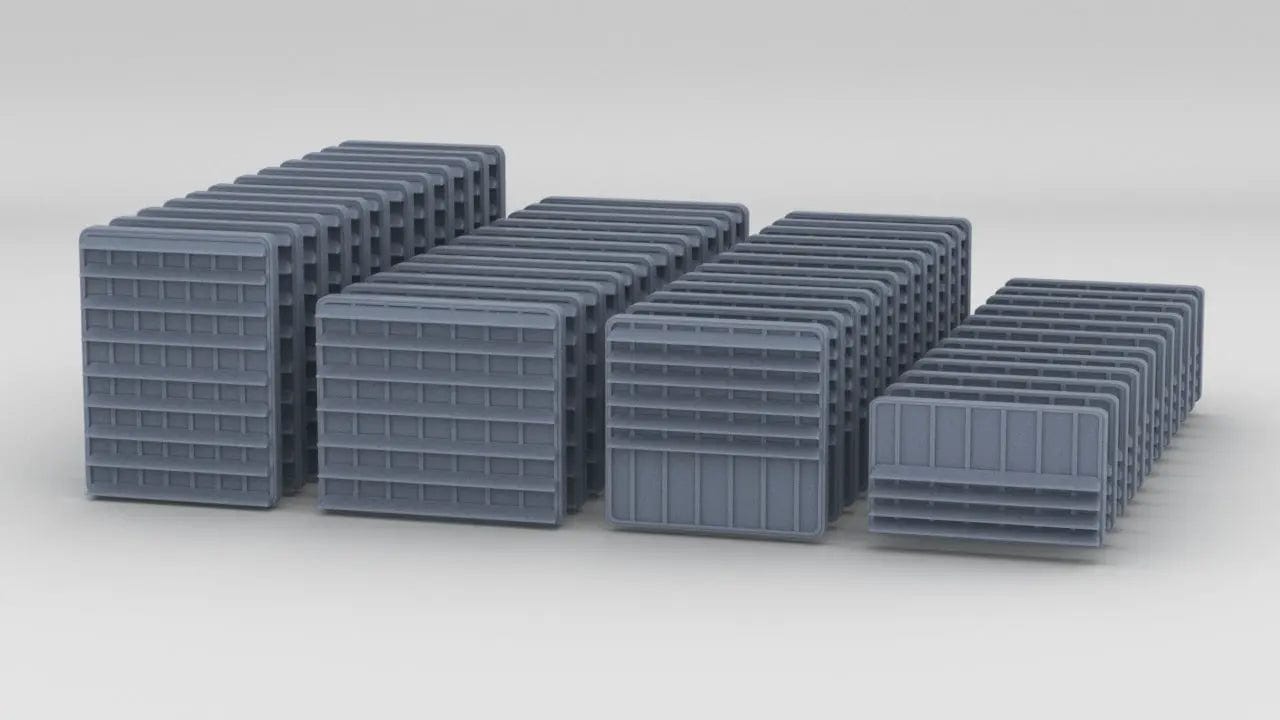 1/200 DKM Louver 3 Set (48pcs) - distefan 3d print
