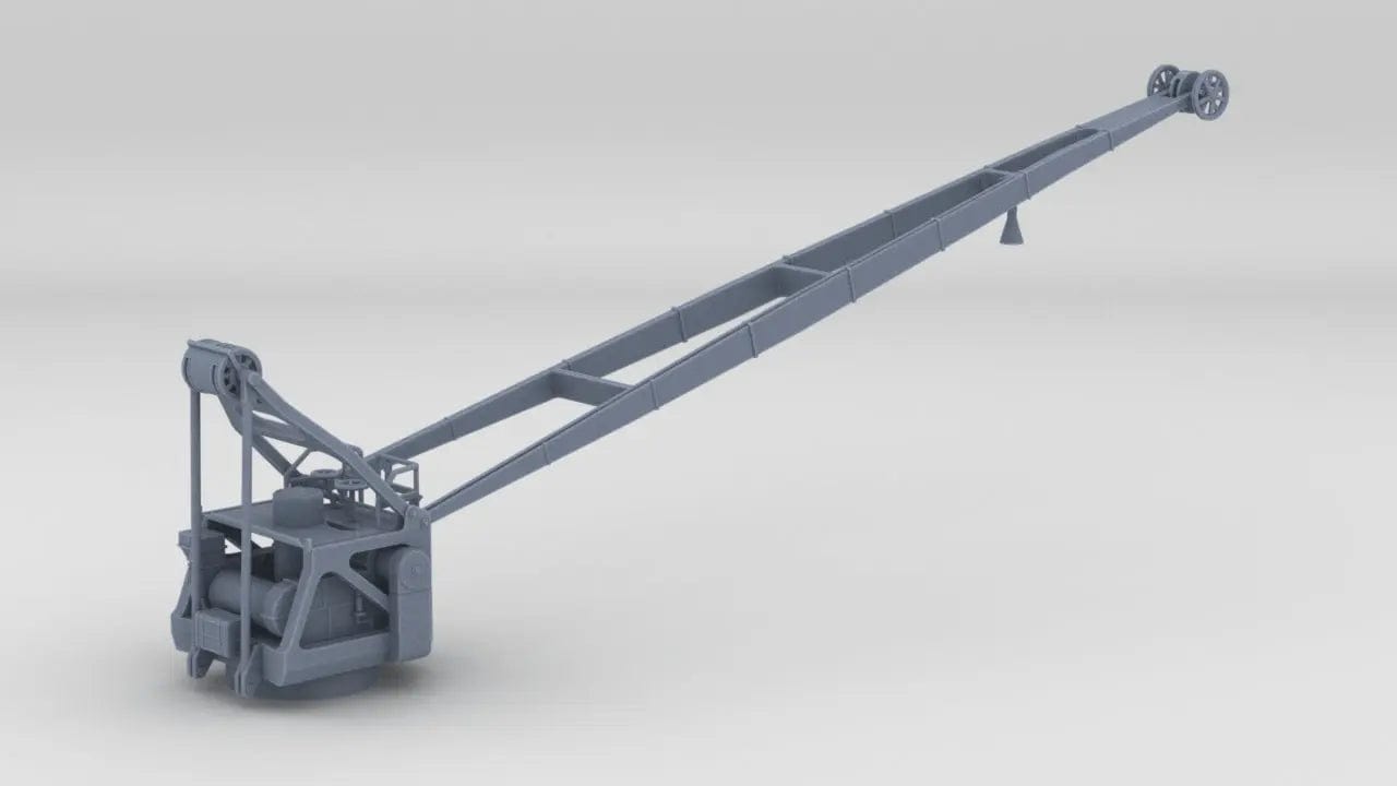 1/200 DKM Tirpitz Boat Crane - distefan 3d print
