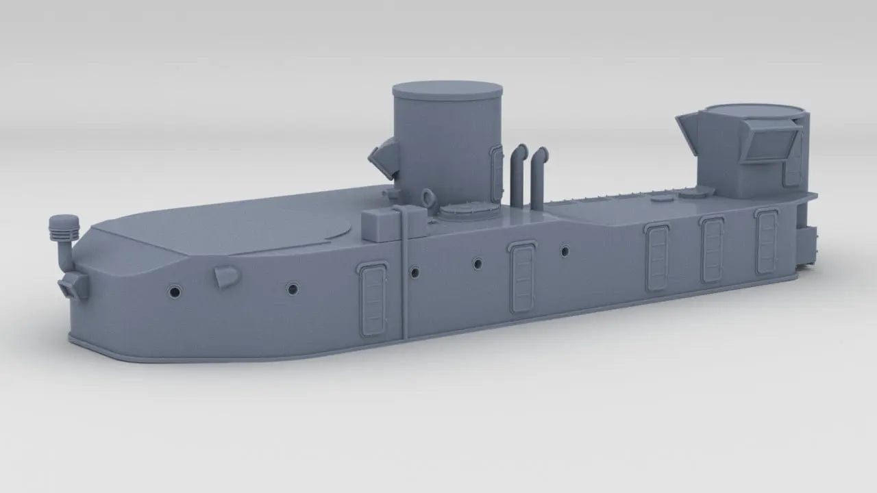 1/200 IJN Akizuki Aft Deck 1 - distefan 3d print