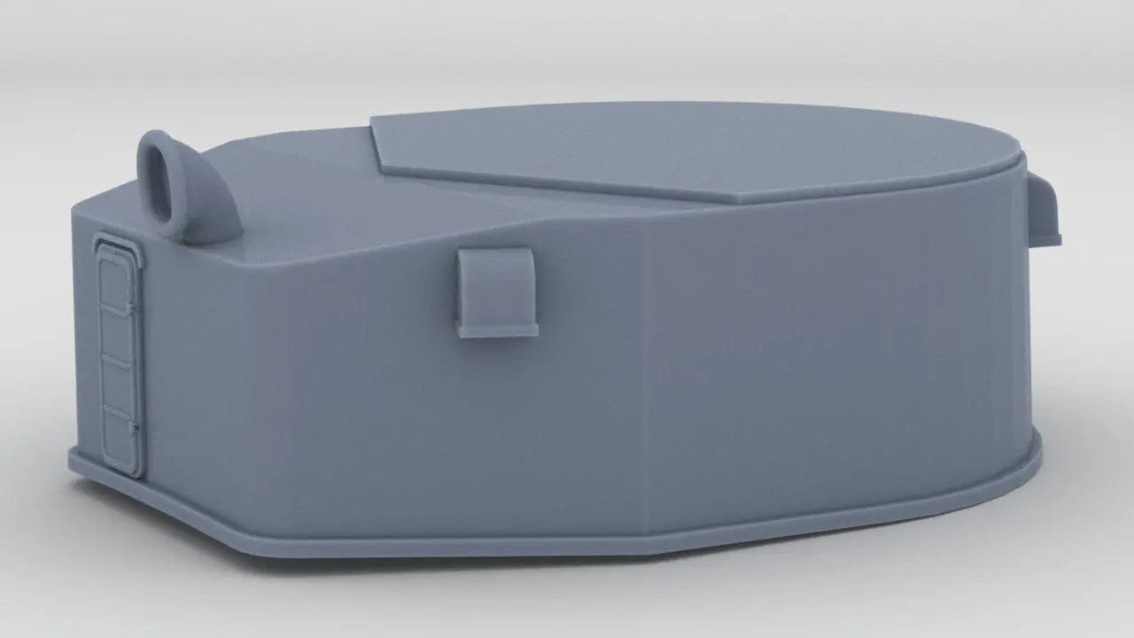 1/200 IJN Akizuki Forward Base for Main Turret - distefan 3d print