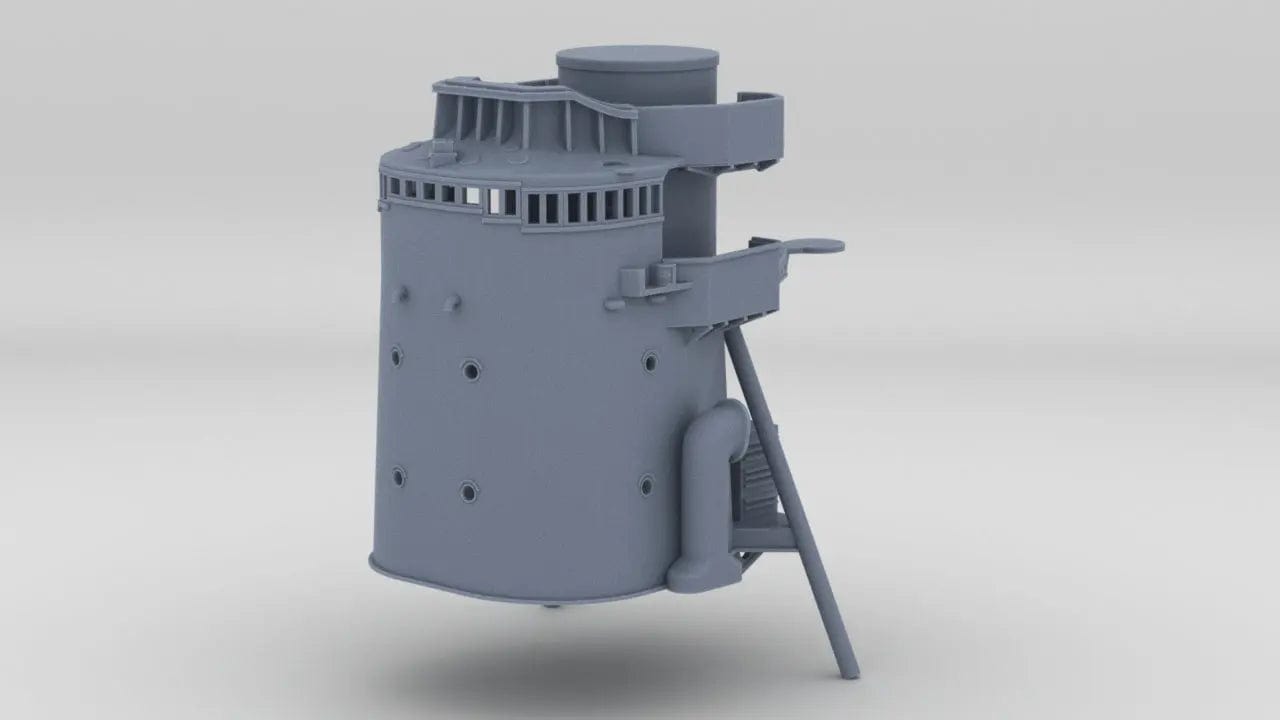1/200 IJN Akizuki Forward Command Bridge - distefan 3d print
