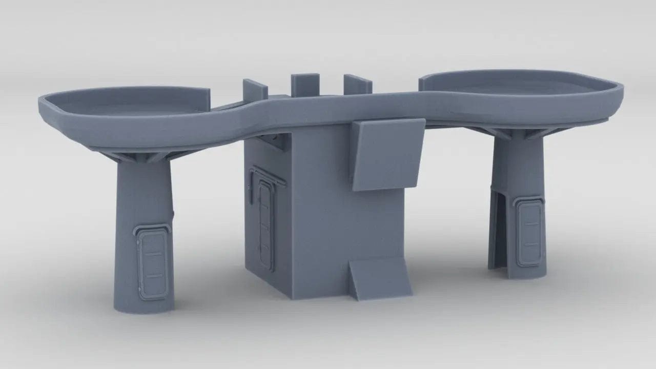 1/200 IJN Akizuki Funnel AA Platform - distefan 3d print