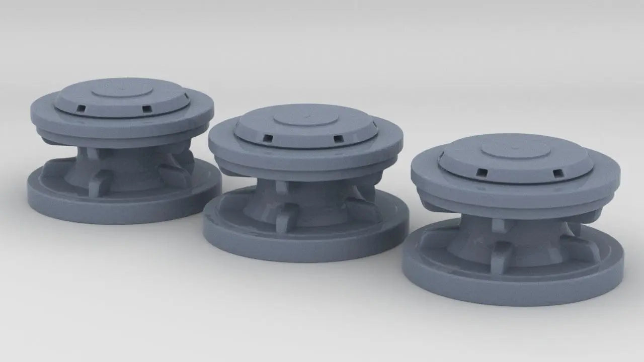 1/200 IJN Electric Capstan Set - Detailed Resin Model | distefan 3d print