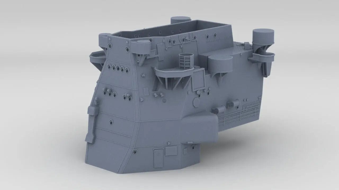 1/200 IJN Takao Structure Forward Deck 2 - distefan 3d print