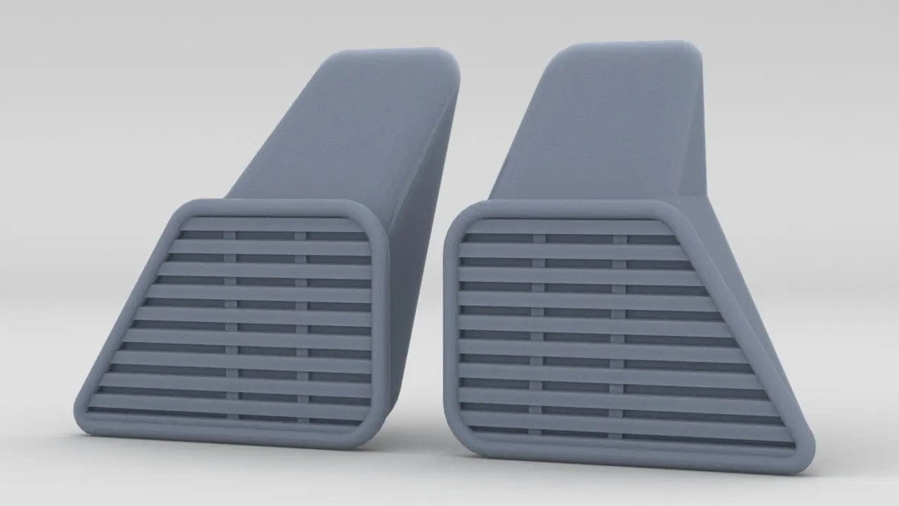 1/200 IJN Yamato Deck 1 Vents Forward Set (2pcs) - distefan 3d print