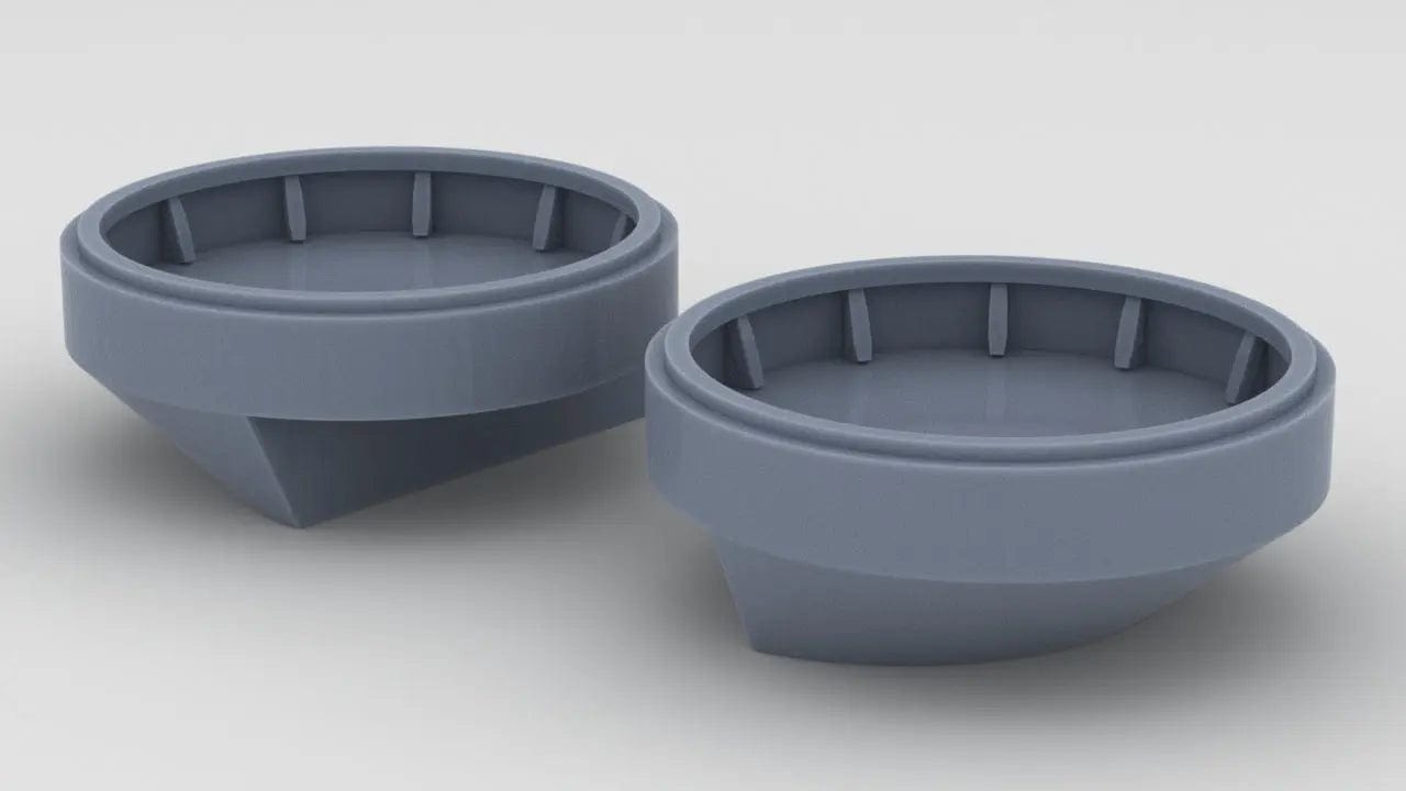 1/200 IJN Yamato Type 95 25mm Triple MG Tubs Set A (2pcs) - distefan 3d print