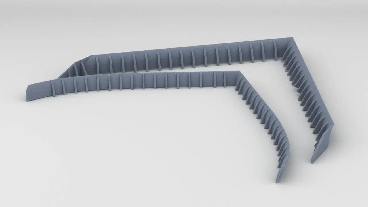 1/200 Richelieu Forward Breakwaters Set (2pcs) - distefan 3d print