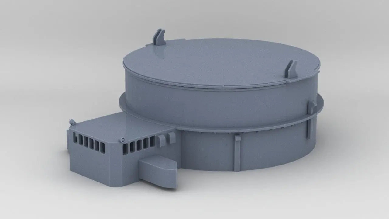 1/200 Richelieu Forward Turret Barbette House - distefan 3d print