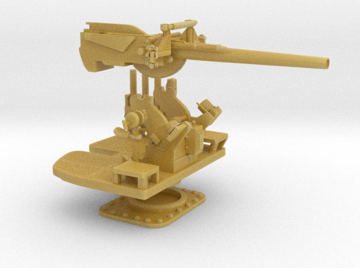 1/200 USN 5"/25 (12.7 cm) deck AA mount Kit - distefan 3d print