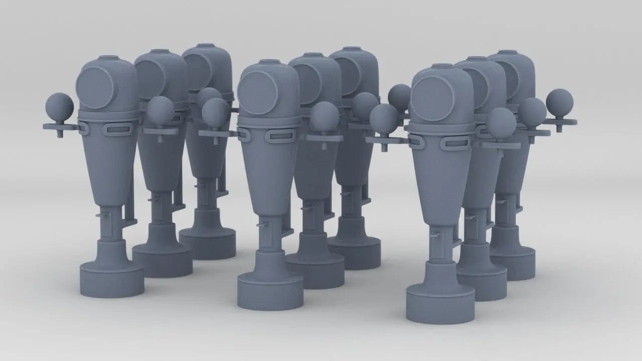 1/200 USN Binnacle Set (9pcs) Resin3Dinteractive